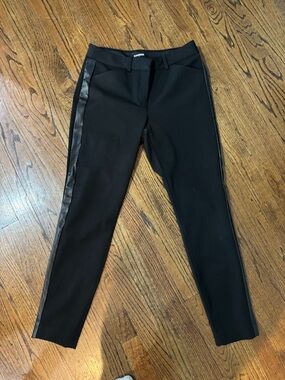 Express Black Dress Pants with Waistband Detail